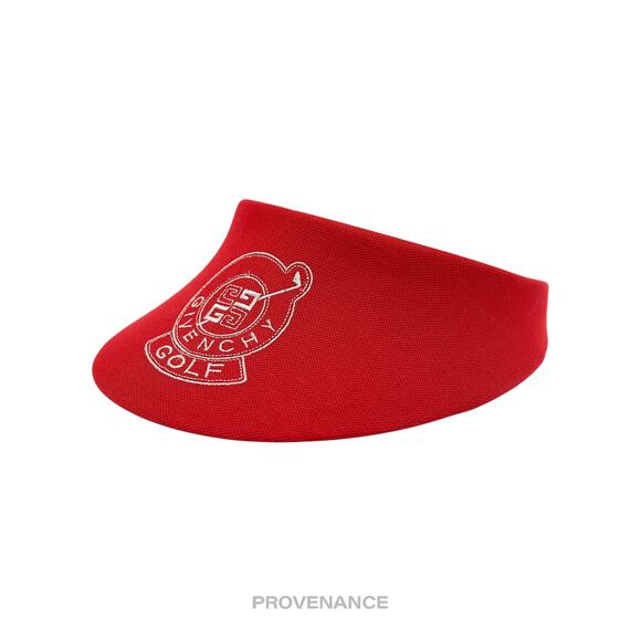 ? Givenchy Golf Logo Embroidered  Visor - Red main image 6